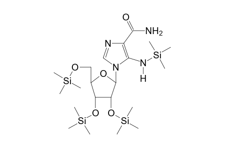 5-Amino-1-beta-D-ribofuranosyl-imidazole-4-carboxamide 4TMS