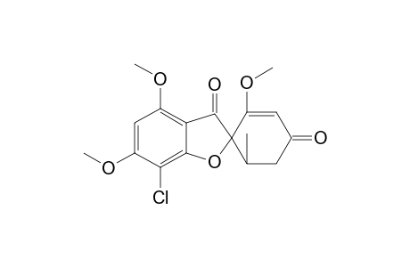 Spiro[benzofuran-2(3H),1'-[2]cyclohexene]-3,4'-dione, 7-chloro-2',4,6-trimethoxy-6'-methyl-, (1'S-trans)-