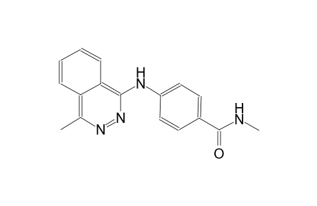 N-methyl-4-[(4-methyl-1-phthalazinyl)amino]benzamide