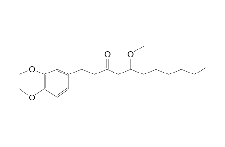 1-(3,4-Dimethoxyphenyl)-5-methoxyundecan-3-one