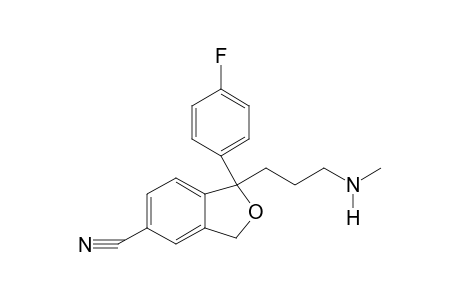 1-(4-fluorophenyl)-1-(3-(methylamino)propyl)-1,3-dihydro-2-benzofuran-5-carbonitrile