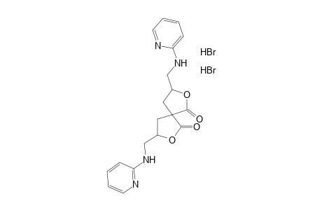 3,8-bis{[(2-pyridyl)amino]methyl}-2,7-dioxaspiro[4,4]nonane-1,6-dione, dihydrobromide