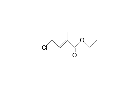 2-Methyl-4-chloro-trans-2-butenoic acid, ethyl ester