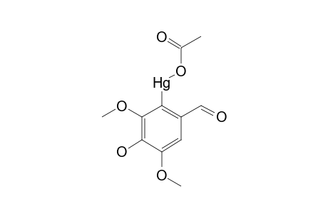 2-ACETOXYMERCURIO-SYRINGALDEHYDE