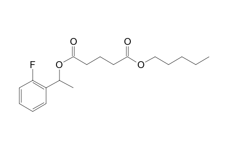 Glutaric acid, 1-(2-fluorophenyl)ethyl pentyl ester