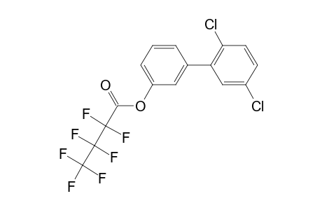 3-Hydroxy-2',5'-dichlorobiphenyl, heptafluorobutyrate