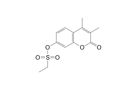 7-Ethylsulfonyloxy-3,4-dimethyl-coumarin