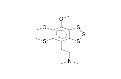 4-BENZOTRITHIOLEETHANAMINE, 6,7-DIMETHOXY-N,N-DIMETHYL-5-(METHYLTHIO)-TRIFLUOROACETATE