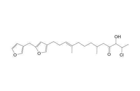 (E)-2-chloro-13-[5-(furan-3-ylmethyl)furan-3-yl]-3-hydroxy-6,10-dimethyltridec-10-en-4-one