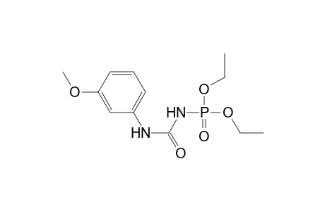 N-(m-Methoxyphenyl)-N'-diethoxyphosphinoylurea