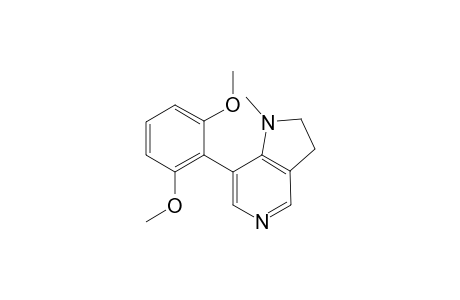 1,3-Dimethoxy-2-(1-methyl(2-pyrrolino[2,3-d]pyridin-7-yl))benzene