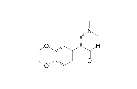 3,4-dimethoxy-beta-(dimethylamino)atropaldehyde