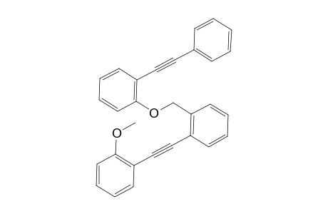 1-Methoxy-2-((2-((2-(phenylethynyl)phenoxy)methyl)phenyl)ethynyl)benzene