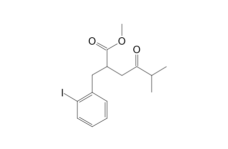 METHYL-2-(2-IODOBENZYL)-5-METHYL-4-OXOHEXANOATE