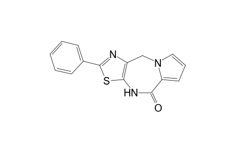 7-Phenyl-5H-thiazolo[5,4-e]pyrrolo[1,2-a]-(1,4)-diazepin-10(9H)-one