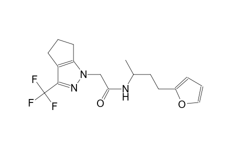 N-[3-(2-furyl)-1-methylpropyl]-2-(3-(trifluoromethyl)-5,6-dihydrocyclopenta[c]pyrazol-1(4H)-yl)acetamide