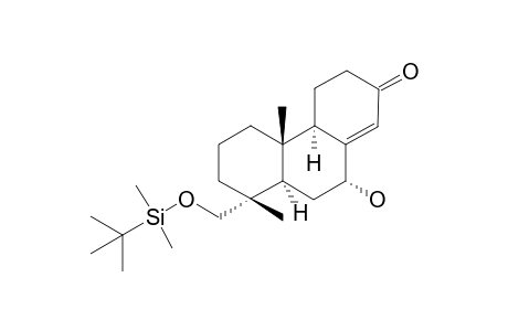 (4aR,4bS,8R,8aR,10R)-8-(tert-Butyl-dimethyl-silanyloxymethyl)-10-hydroxy-4b,8-dimethyl-4,4a,4b,5,6,7,8,8a,9,10-decahydro-3H-phenanthren-2-one