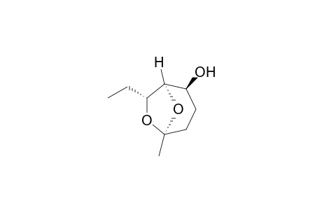 (1R*,2S*,5S*,7R*)-7-Ethyl-5-methyl-6,8-dioxabicyclo[3.2.1]-octan-2-ol