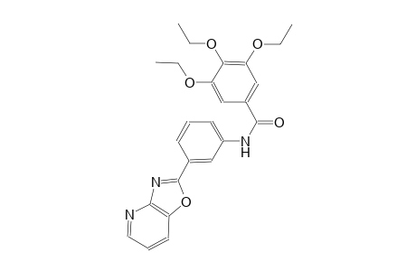 benzamide, 3,4,5-triethoxy-N-(3-oxazolo[4,5-b]pyridin-2-ylphenyl)-