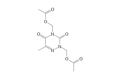 2,4-bis(hydroxymethyl)-6-methyl-as-triazine-3,5(2H,4H)-dione, diacetate