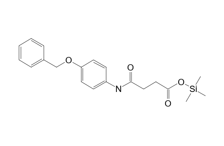 4-[4-(Benzyloxy)anilino]-4-oxobutanoic acid, tms derivative