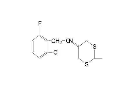 2-methyl-m-dithian-5-one, O-(2-chloro-6-fluorobenzyl)oxime