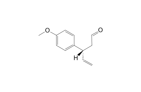 (-)-3-(4-Methoxyphenyl)pent-4-enal