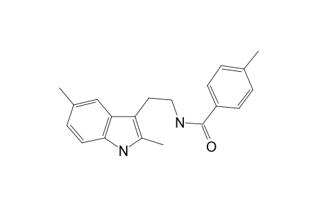 Benzamide, N-[2-(2,5-dimethyl-1H-indol-3-yl)ethyl]-4-methyl-