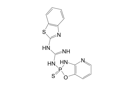 N-(1,3-Benzothiazol-2-yl)-N'-(2-thioxo-2,3-dihydro-2.lambda.5-pyrido[2,3-d][1,3,2]oxazaphosphol-2-yl)guanidine