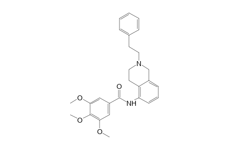 N-(2-phenethyl-1,2,3,4-tetrahydro-5-isoquinolyl)-3,4,5-trimethoxybenzamide