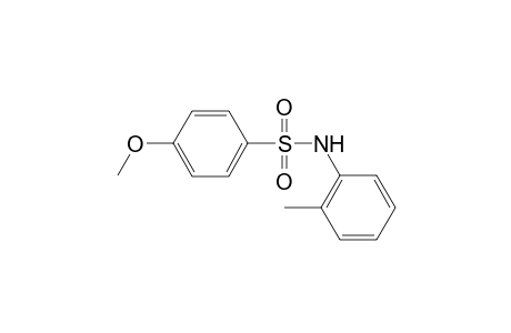 4-methoxy-N-(2-methylphenyl)benzenesulfonamide