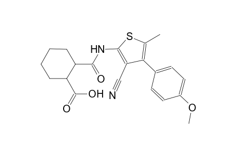 2-({[3-cyano-4-(4-methoxyphenyl)-5-methyl-2-thienyl]amino}carbonyl)cyclohexanecarboxylic acid