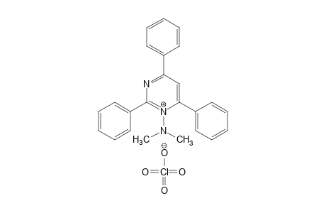 1-(dimethylamino)-2,4,6-triphenylpyrimidinium perchlorate