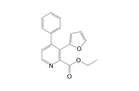 3-(2-furyl)-4-phenyl-picolinic acid ethyl ester