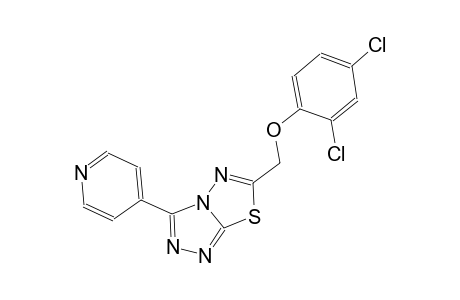 6-[(2,4-dichlorophenoxy)methyl]-3-(4-pyridinyl)[1,2,4]triazolo[3,4-b][1,3,4]thiadiazole