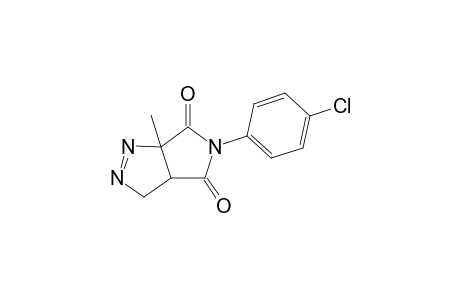 5-(4-Chlorophenyl)-6a-methyl-3a,6a-dihydropyrrolo[3,4-c]pyrazole-4,6(3H,5H)-dione