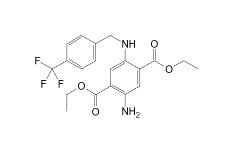 Diethyl 2-amino-5-[4-(trifluoromethyl)benzylamino]terephthalate