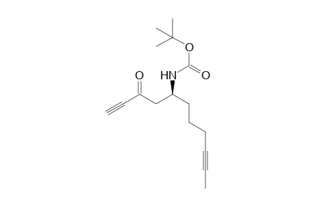 tert-butyl N-[(1S)-1-(2-oxobut-3-ynyl)hept-5-ynyl]carbamate