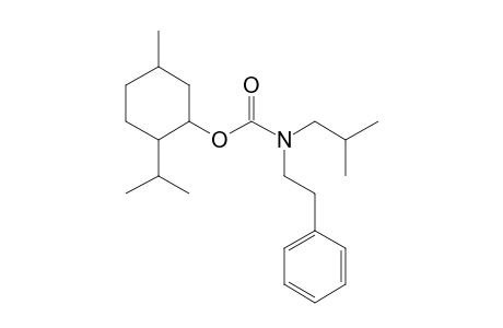 Carbonic acid, monoamide, N-(2-phenylethyl)-N-isobutyl-, menthyl ester