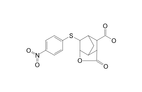 2-[(4-Nitrophenyl)sulfanyl]-5-oxo-4-oxatricyclo[4.2.1.0(3,7)]nonane-9-carboxylic acid