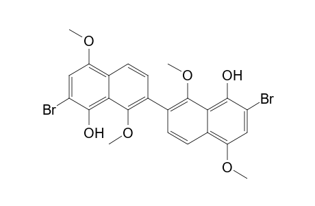 2-BROMO-7-(2-BROMO-1-HYDROXY-4,8-DIMETHOXY-7-NAPHTHYL)-4,8-DIMETHOXY-1-NAPHTHOL