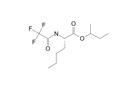 L-Norleucine, N-(trifluoroacetyl)-, 1-methylpropyl ester