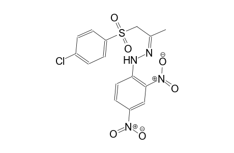 (2Z)-1-[(4-chlorophenyl)sulfonyl]-2-propanone (2,4-dinitrophenyl)hydrazone