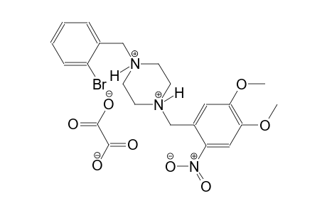 1-(2-bromobenzyl)-4-(4,5-dimethoxy-2-nitrobenzyl)piperazinediium oxalate