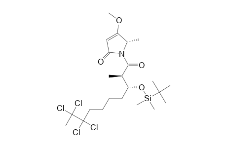 (2S)-1-[(2R,3R)-3-[tert-butyl(dimethyl)silyl]oxy-8,8,9,9-tetrachloro-2-methyl-1-oxodecyl]-3-methoxy-2-methyl-2H-pyrrol-5-one