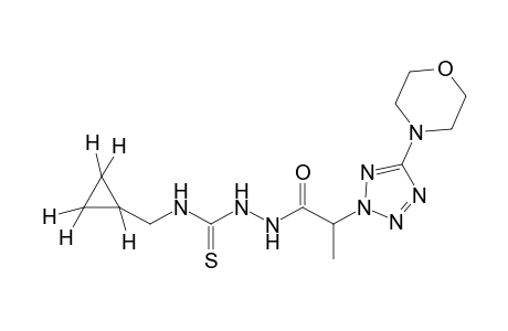 4-(cycopropylmethyl)-1-[2-(5-morpholino-2H-tetrazol-2-yl)propionyl]-3-thiosemicarbazide