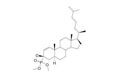 Dimethyl [3.beta.-hydroxy-5.alpha.cholest-1-en-3.alpha.-yl]phosphonate