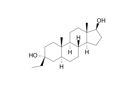 3.BETA.-ETHYL-3.ALPHA.,17.BETA.-DIHYDROXY-5.ALPHA.-ANDROSTANE