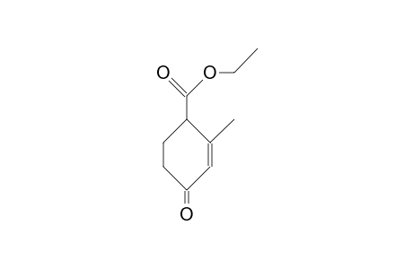 2-Cyclohexene-1-carboxylic acid, 2-methyl-4-oxo-, ethyl ester