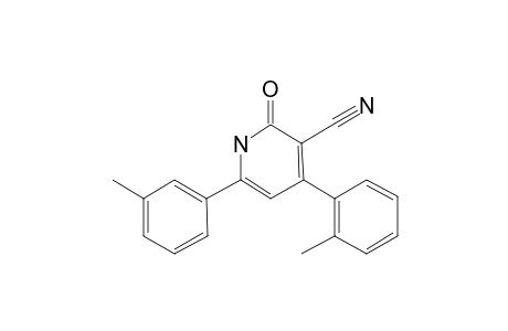 4-(2-Methylphenyl)-6-(3-methylphenyl)-2-oxo-1H-pyridine-3-carbonitrile